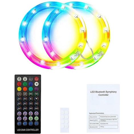 Barre lumineuse RGB pour console Symfony Effects avec éclairage --- (1/5)