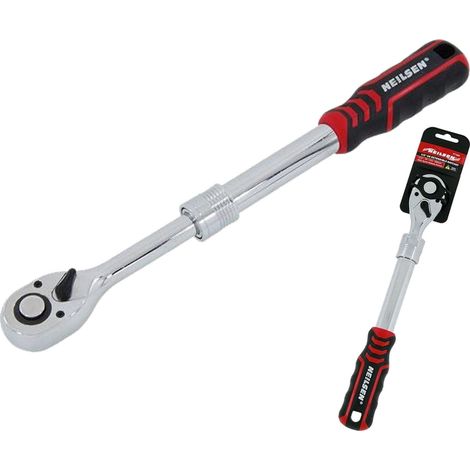 Neilsen Socket Extendable Telescopic Ratchet Handle Quick Release 1/2" (1/2)