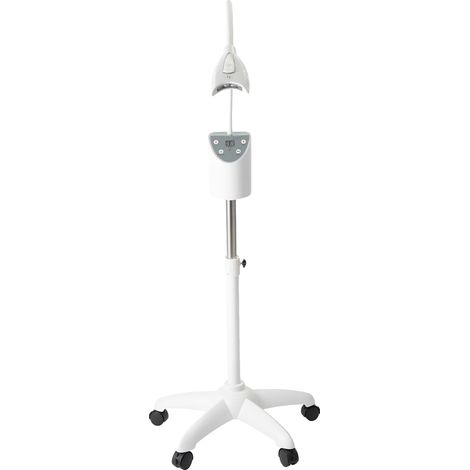 Apparecchio per lo sbiancamento dei denti, 100/240 Volt, 4 lampadine a LED, altezza regolabile, fino a 2000 mW/cm², peso 4,7 kg (1/5)