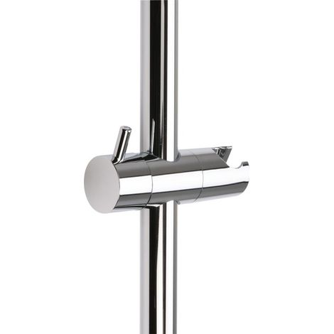 Curseur de barre de douche à poignée avec diamètre de 25 mm pour réglage précis