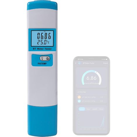 Appareil de mesure intelligent de la qualité de l'eau BT, pH-mètre et thermomètre, appareil multifonctionnel pour l'aquaculture