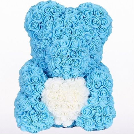 Rosenorden mit 25 cm großen Blüten, Clete mit weißem Herz (1/5)
