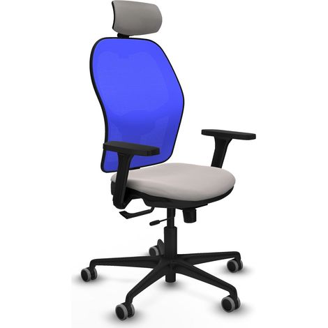 Silla de Oficina con Cabecero Jorquera Piqueras y Crespo 3D036G2 Blanco