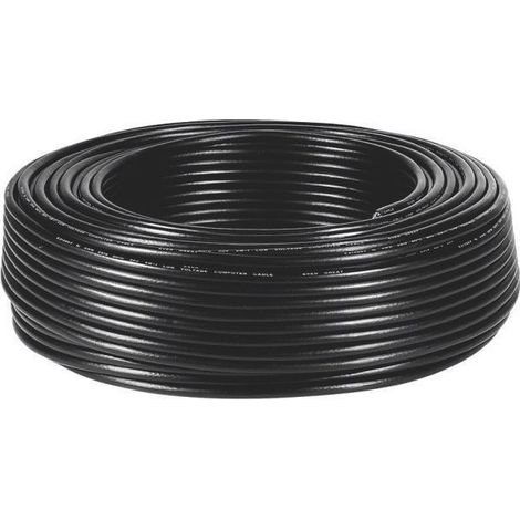 Cable eléctrico R2v 4g1,5 mm² Negro - Corona 50 metros