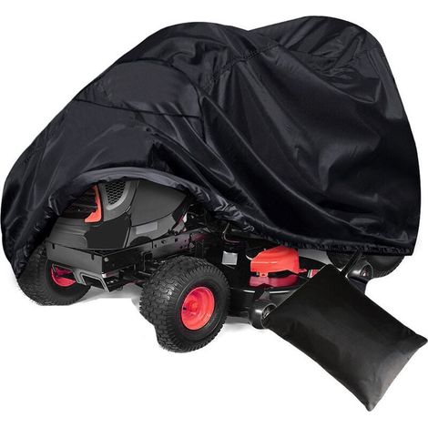 Housse Tondeuse autoportée, Housse de Tracteur de Jardin, Universel, Résistant aux intempéries, Aux UV, Tissu Oxford 210D très résistant ,tracteur tondeuse,(L177 x W110 x H110CM)--