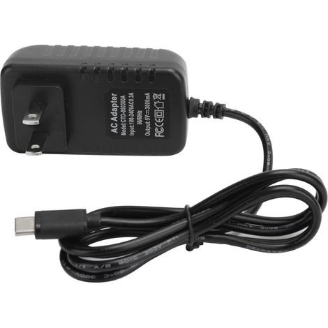 Alimentation pour Raspberry Pi 4B 5V 3A Adaptateur secteur TypeC Chargeur Fournitures informatiques 100-240V (Prise US)