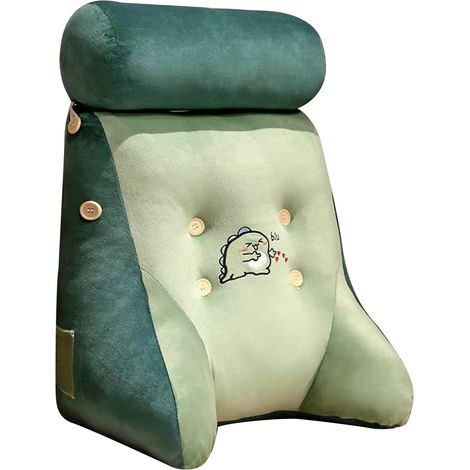Soft Plush Back Support Pillow Removable Cover Back Support