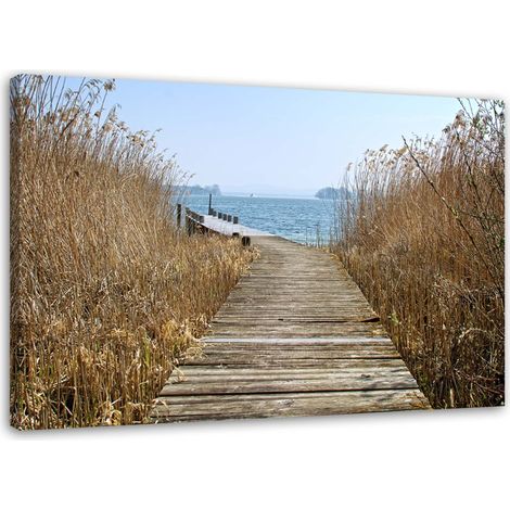 Tableau sur toile Chemin vers la plage 60x40 (1/5)