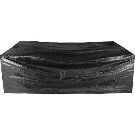 1 Housse de protection, imperméable 800mm, tissu polyester 190T, pour ensemble salon de jardin 6 places (1/5)