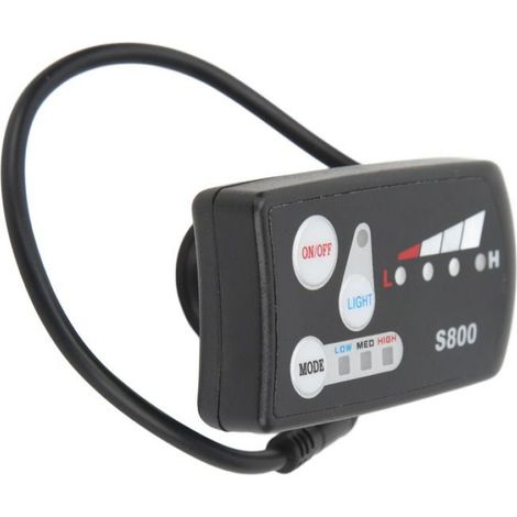 Affichage de vélo électrique, compteur LED pour scooters avec connecteur, guidon 22,2 mm, écran numérique ABS universel (1/4)