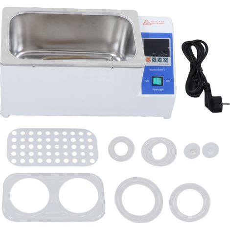 Bain-marie thermostatique numérique 600W, 2 trous, cuve à température constante pour laboratoire, minuterie, prise EU 220V (1/5)