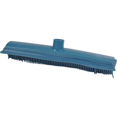 Tête de Balai avec Raclette "Poils" 31cm Bleu Paon
