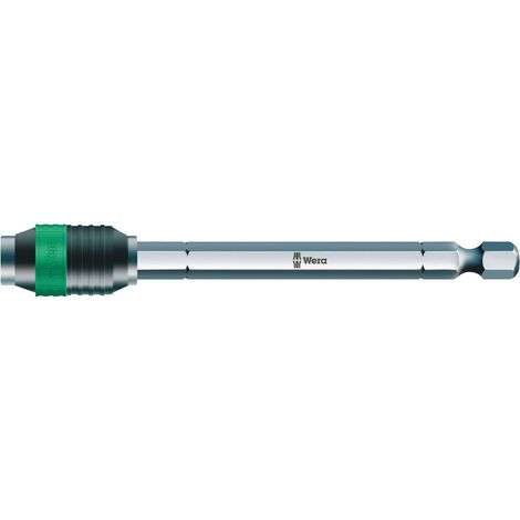 Porte-embout Rapidaptor 1/4 pour 1/4 Bits Magnet 100mm Wera