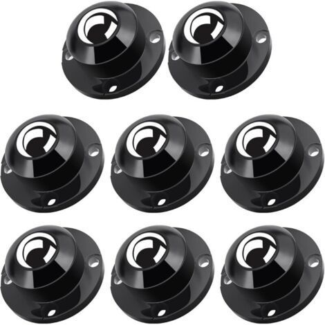 8 PCS Roulettes pour Meubles, Roulettes Universelles Pivotantes à 360°, 45mm Roulettes en Acier Autocollantes pour Petits Meubles, Roulettes Plates (1/5)