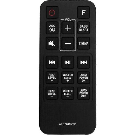 Télécommande de remplacement AKB74815396 pour barre de son LG SJ4R SJ4Y SJ4Y-S (1/4)