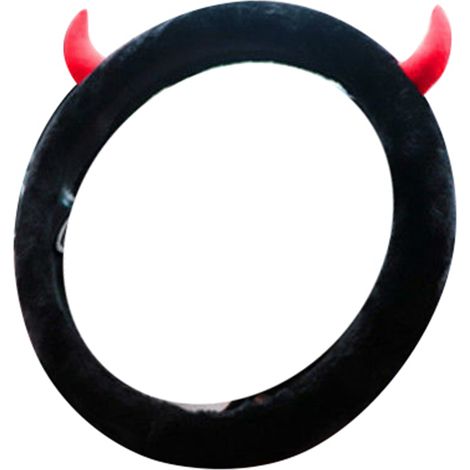Volant de voiture peluche douce protection, housse de volant mignonne confortable pour auto type 5 (1/5)