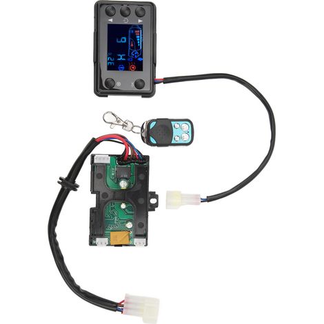 Carte mère de commande à distance avec écran LCD pour chauffage de stationnement 12V 5kW, adaptée aux chauffages automobiles, bus, ferroviaires, aéronautiques et diesel. (1/5)