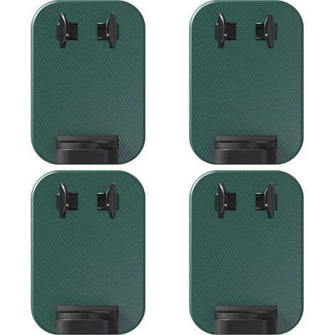 Porte-Brosse à Dents électrique, 4 Pièces Support De Brosse à Dents Mural Auto-adhésif Support De Boucle Réglable à Verrouillage Automatique pour Salle De Bain