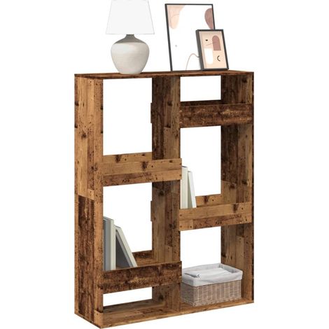 Bücherregal Altholz-Optik 100x33x135 cm Holzwerkstoff
