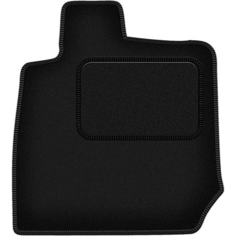 Alfombrilla de conductor negra para: Isuzu D-MAX III pickup (2019-)