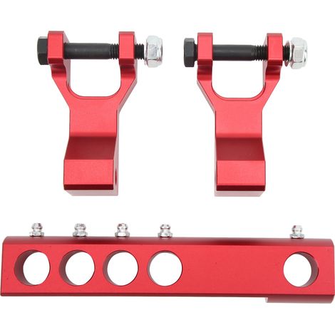 Kit d'abaissement avant arrière ATV remplacement réglable pour Banshee 350 YFZ350 Warrior 350 YFM350X rouge (1/5)