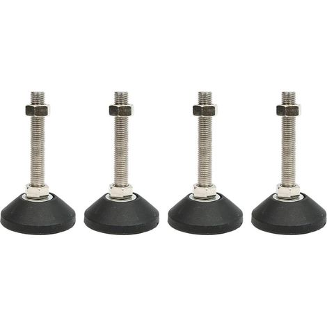Möbelnivellierfüße, 4 Stück M8 Höhenverstellfüße für Tische, Stühle, Sofas, Werkbänke, Kommoden, Bänke, Schränke (D40M8L30) (1/5)