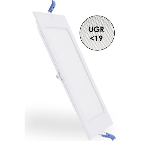 IluminaShop - Panel LED Cuadrado Serie Pro 12W CCT IP20  3000+4000+6000 (1/2)