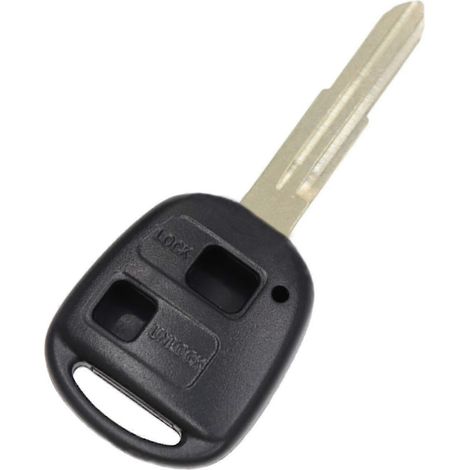 "Coque de clé de remplacement pour clé à 2 boutons Toyota Hiace Toy41 Blade (paquet de 10)" (1/4)
