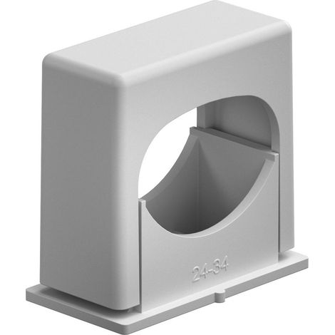 OBO Bettermann Abrazadera ISO de presión 24-34mm Poliestireno gris claro RAL 7035, 2101068