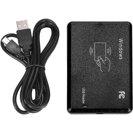 Lecteur de cartes d'identité RFID USB de bureau, lecteur de cartes sans contact (1/5)