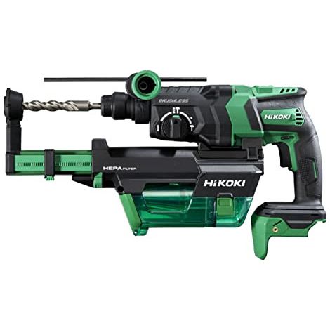 Perforateur-burineur sans fil HiKOKI DH18DPC (5,0 Ah) + système d'aspiration des poussières