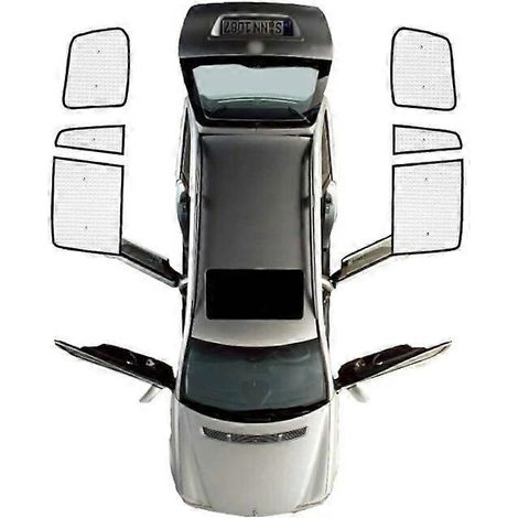 Pare-soleil intégraux pour Toyota Land Cruiser LC200, FJ200, J200 et 200 (2008-2020) : protection complète du pare-brise et des vitres arrière.