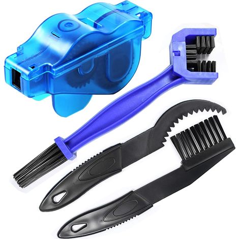 Nettoyeur de chaîne pour vélo, kit de nettoyage pour vélo, nettoyeur de chaîne pour cyclisme, adapté aux vélos tout terrain, vélos de route, BMX, outil de brosse de nettoyage pour vélo pour groupe mot (1/5)