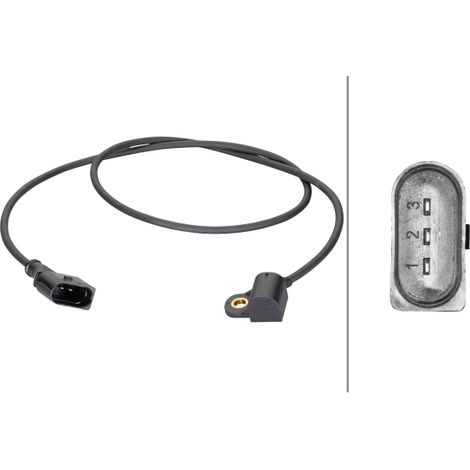 Capteur, position d'arbre à cames Hella 6PU 013 122-701 AUDI 038 906 433 A