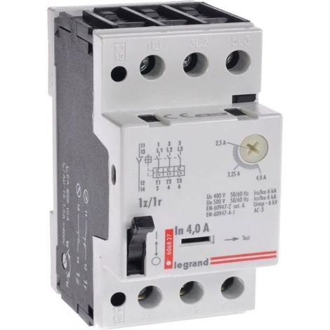 Interruptor automático para motor 3P 1,5 kW 2,5-4 A M 250 1R/1Z 4 606827
