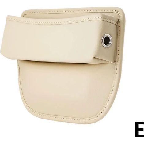 (E) Boîte de rangement en cuir pour siège auto, compartiment latéral, accessoire intérieur auto (1/5)