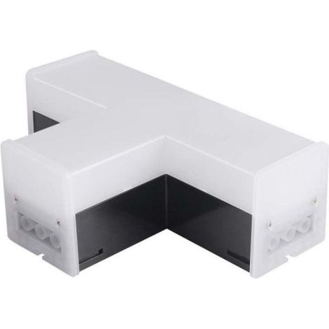 Connecteur 10W en T pour Suspension Linéaire Fine Noire 40W - Blanc Neutre - SILUMEN (1/3)