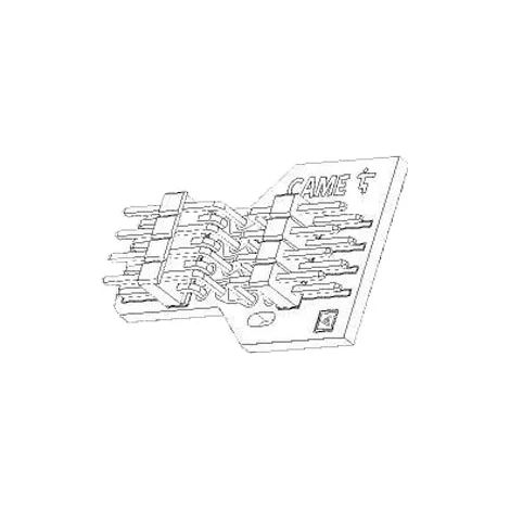 Pièce Détachée Interphone ADAPTATEUR KEY MTMA CONNECT CAME 88040-0055 (1/3)
