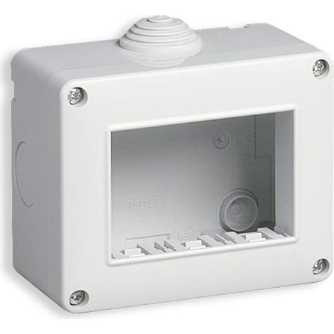contenitore da parete 3 moduli vimar bianco ip40 - cod.0r14803