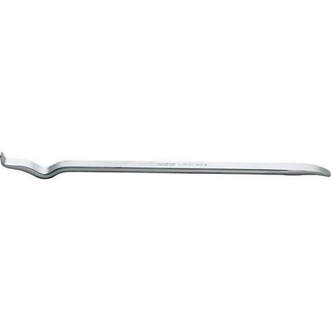 Leva di montaggio 39 L.610mm acciaio CV pesante, con pieghetta