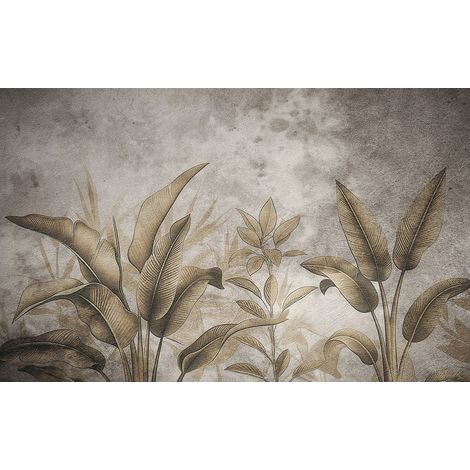 Papier peint panoramique - Plantes Tropicales - 130 cm x 81 cm (1/2)