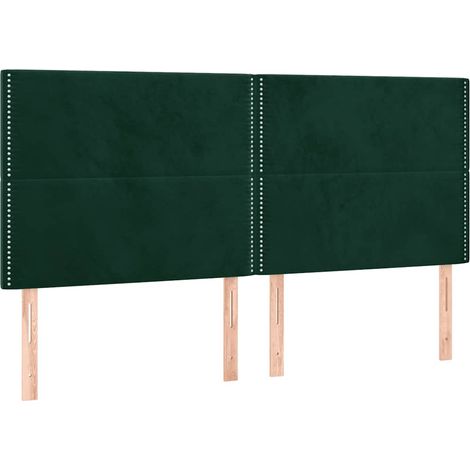 Maison Exclusive - Cabecero Terciopelo Verde Oscuro 180x5x118/128