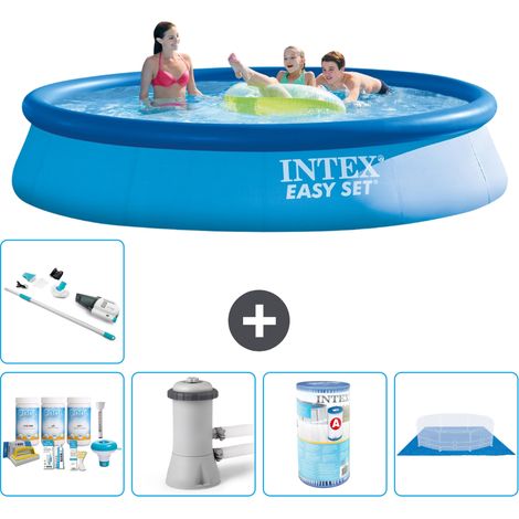 Intex Piscina Easy Set Rotonda - 396x84 cm - 7-pezzi  S40730 (1/5)