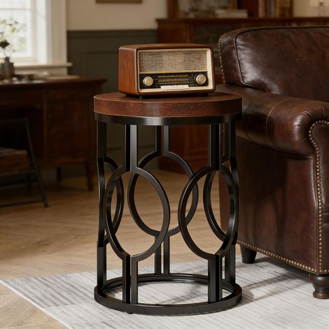 Petite table salon table d’appoint ronde table basse table chevet chambre design compact moderne multifonction intérieur élégant gain de place