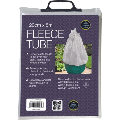 Housse de protection respirante pour plantes 5m à découper Diamètre 120 cm (1/3)