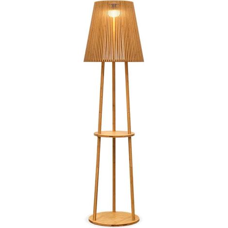 OKINAWA 170 cm hoch. Kabellose Stehleuchte für den Innen- und Außenbereich. LED-Licht mit Solar- oder USB-Ladung. Hergestellt in Spanien (1/4)
