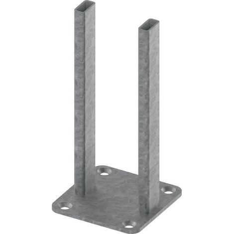 TECE TECEprofil Doppelhalter für schmale Trennwände, 9030030 (1/3)