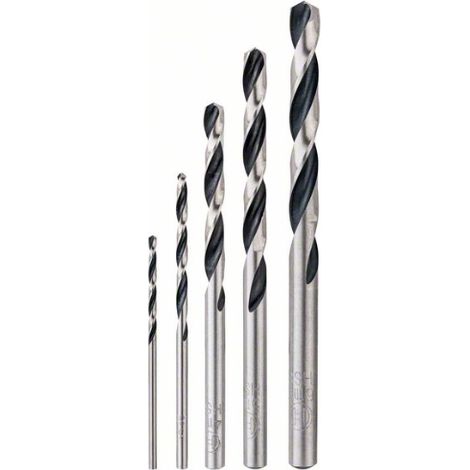 JUEGO DE BROCAS POINTTEQ DE 5 PIEZAS PARA METAL 2, 3, 4, 5, 6 - B 2608577345
