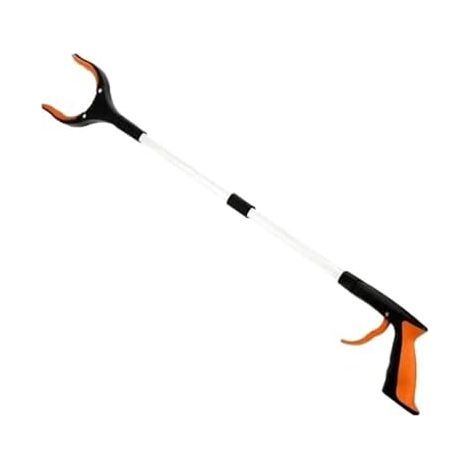 Müllgreifer, faltbarer Müllgreifer, Greifwerkzeug, 3 mehrfarbige Teile (Orange) Orange - (1/5)
