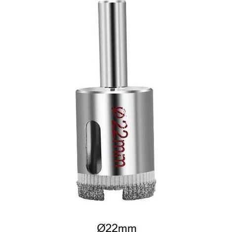 Fresa Diamante Vetro Ceramica 22 Mm (1/2)